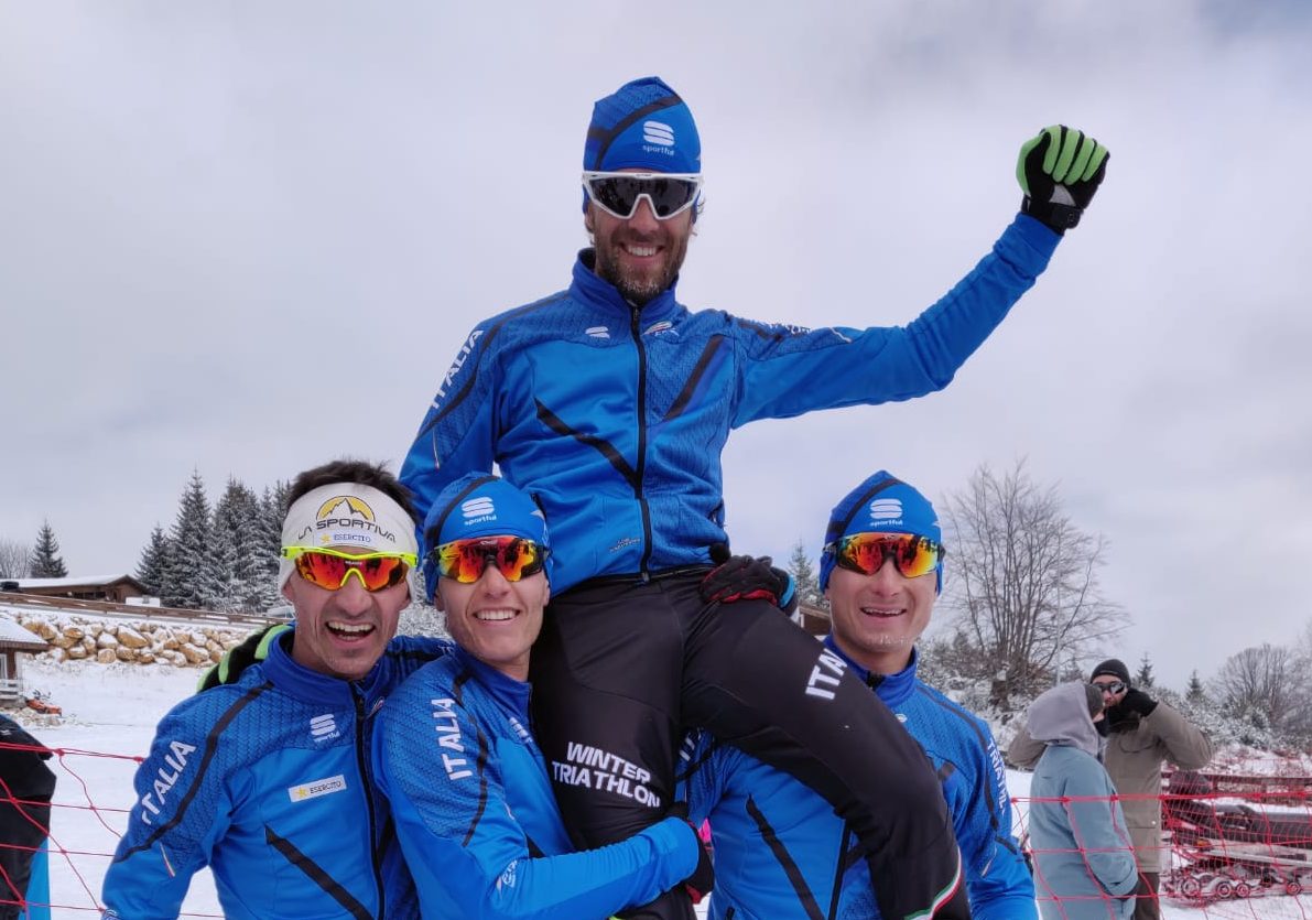 Il trio della Silmax protagonista negli Europei Winter Triathlon