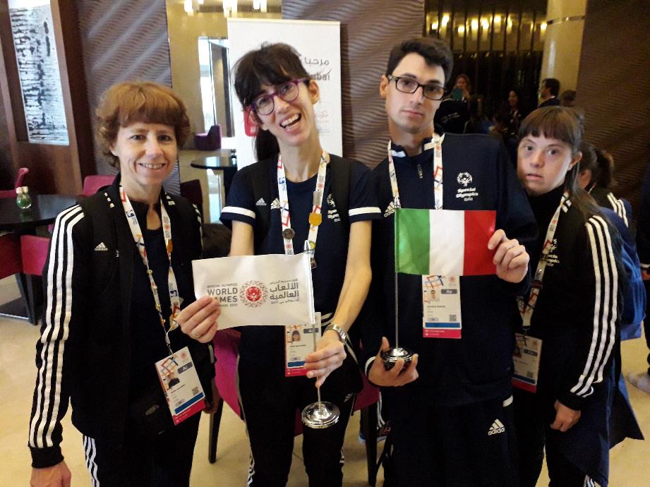 Irene, Stefania e Davide, campioni di Special Olympics ad Abu Dhabi