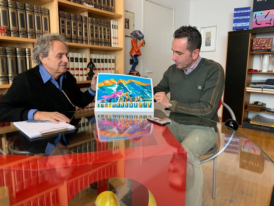 Serigrafie di Nespolo per la tappa ceresolina del Giro d’Italia