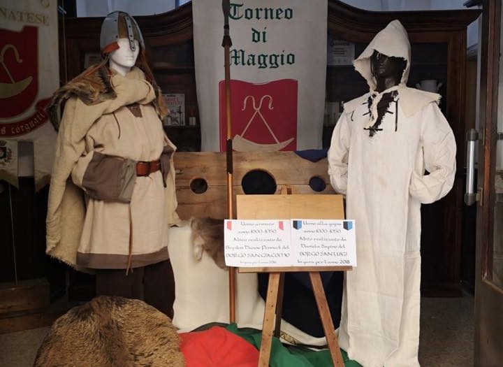 Torneo di Maggio, in mostra gli abiti “Vestirsi ai tempi di Re Arduino”