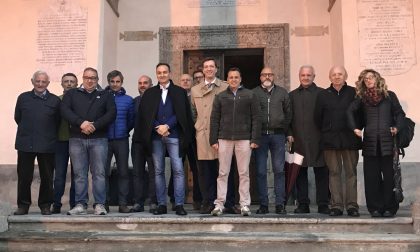 Alberto Cirio in visita al Sacro Monte su invito del sindaco Gianluca Quarelli