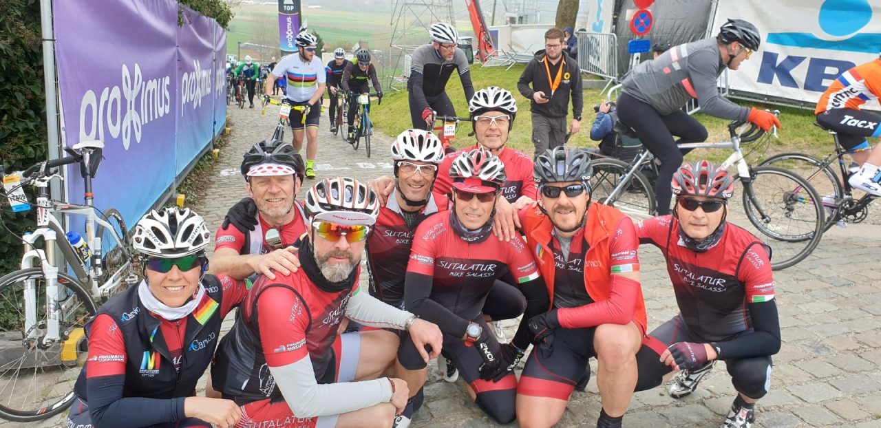 Il team Sutalatur Bike di Salassa in terra fiamminga per il “Ronde Van Vlaanderen”