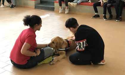 La pet therapy protagonista di una lezione... a scuola