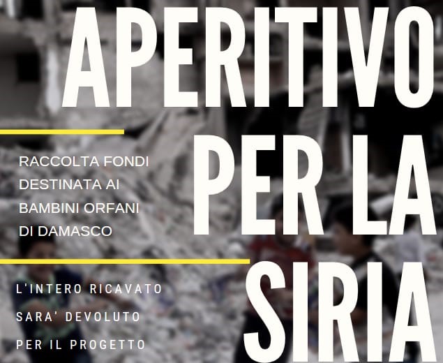 Aperitivo per la Siria lunedì a Ivrea