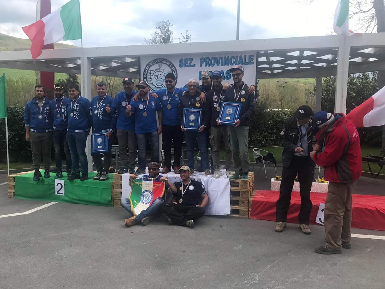 Argento tricolore nella pesca per i Garisti Rivarolo