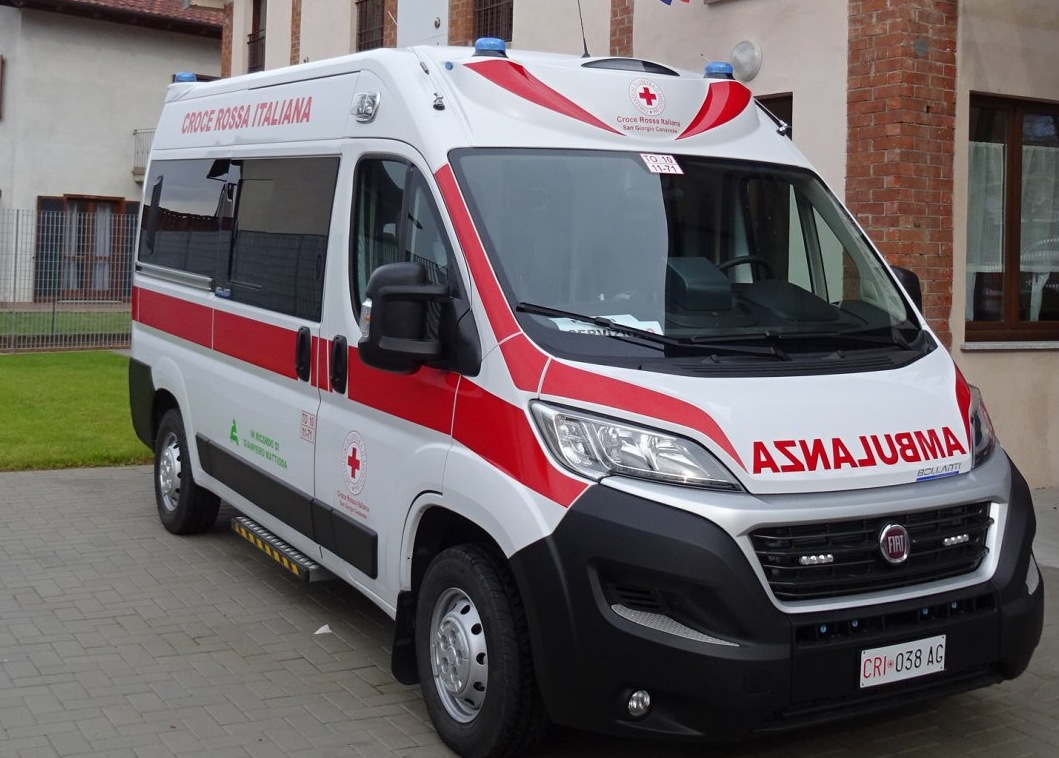Inaugurato nuova sede con nuova ambulanza Cri S.Giorgio 2019