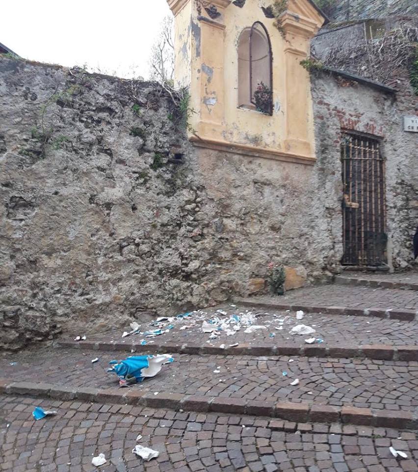 Balangero, vandali distruggono le statue della Madonna