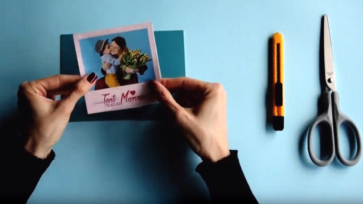 Mamma tu sì che vali! Il fotoregalo di Tanti Auguri Mamma TUTORIAL