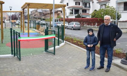 Volpiano: inaugurato il nuovo parco giochi di piazza Italia