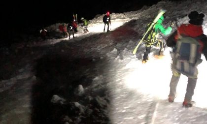 Scialpinisti bloccati a monte del Pian della Mussa: salvati dal Soccorso Alpino