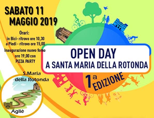 Agliè: Sabato 11 maggio Open Day a Santa Maria della Rotonda