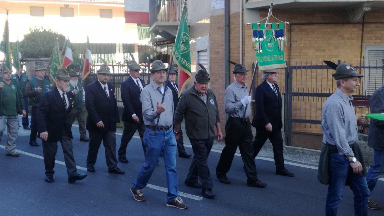 Grande festa a Rivara per i 90 anni del locale gruppo Alpini