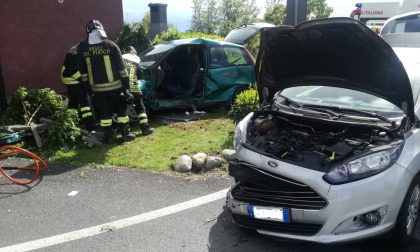 Incidente a Ozegna: due persone ferite nello scontro fra auto