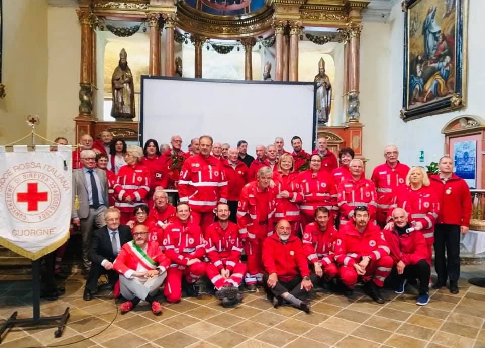 Croce Rossa in festa a Cuorgné: consegnate croci di anzianità