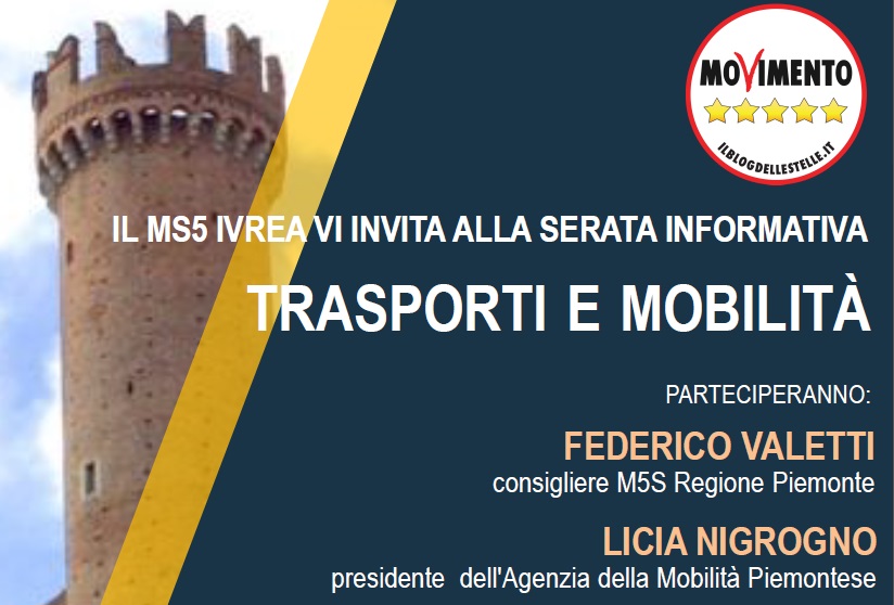 Ivrea a 5 stelle: Trasporti e mobilità, per uno sviluppo sostenibile in Canavese