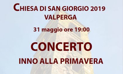Parte la stagione dei concerti nella chiesa di San Giorgio in Valperga