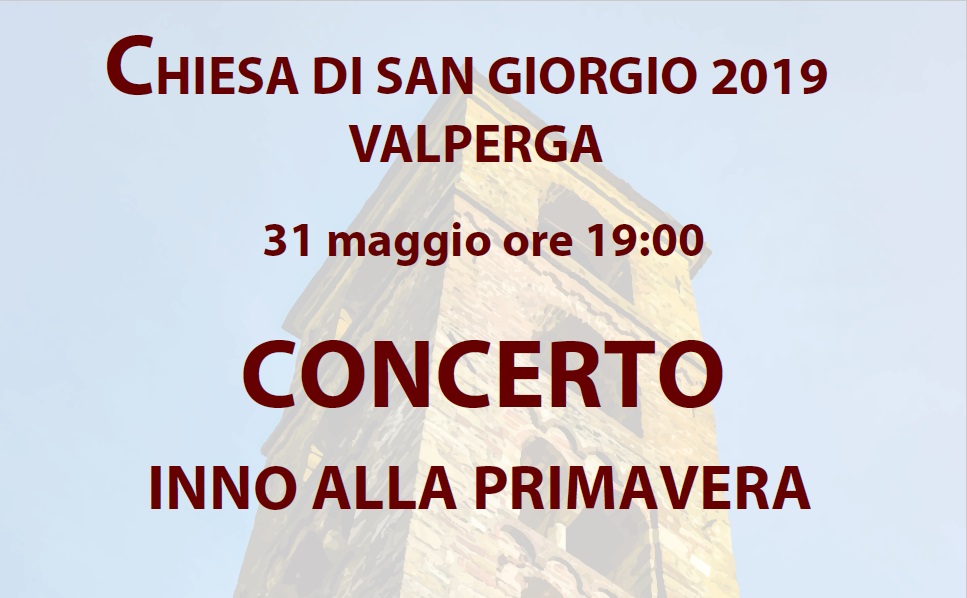 Parte la stagione dei concerti nella chiesa di San Giorgio in Valperga