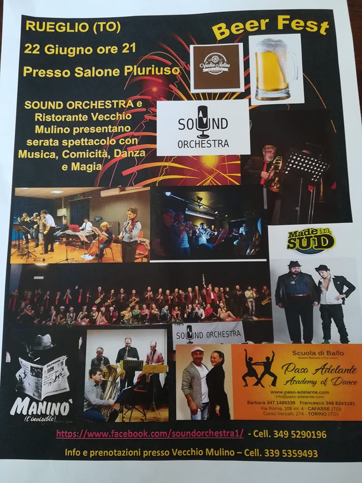 Beer Fest: tutto pronto al Salone Pluriuso di Rueglio