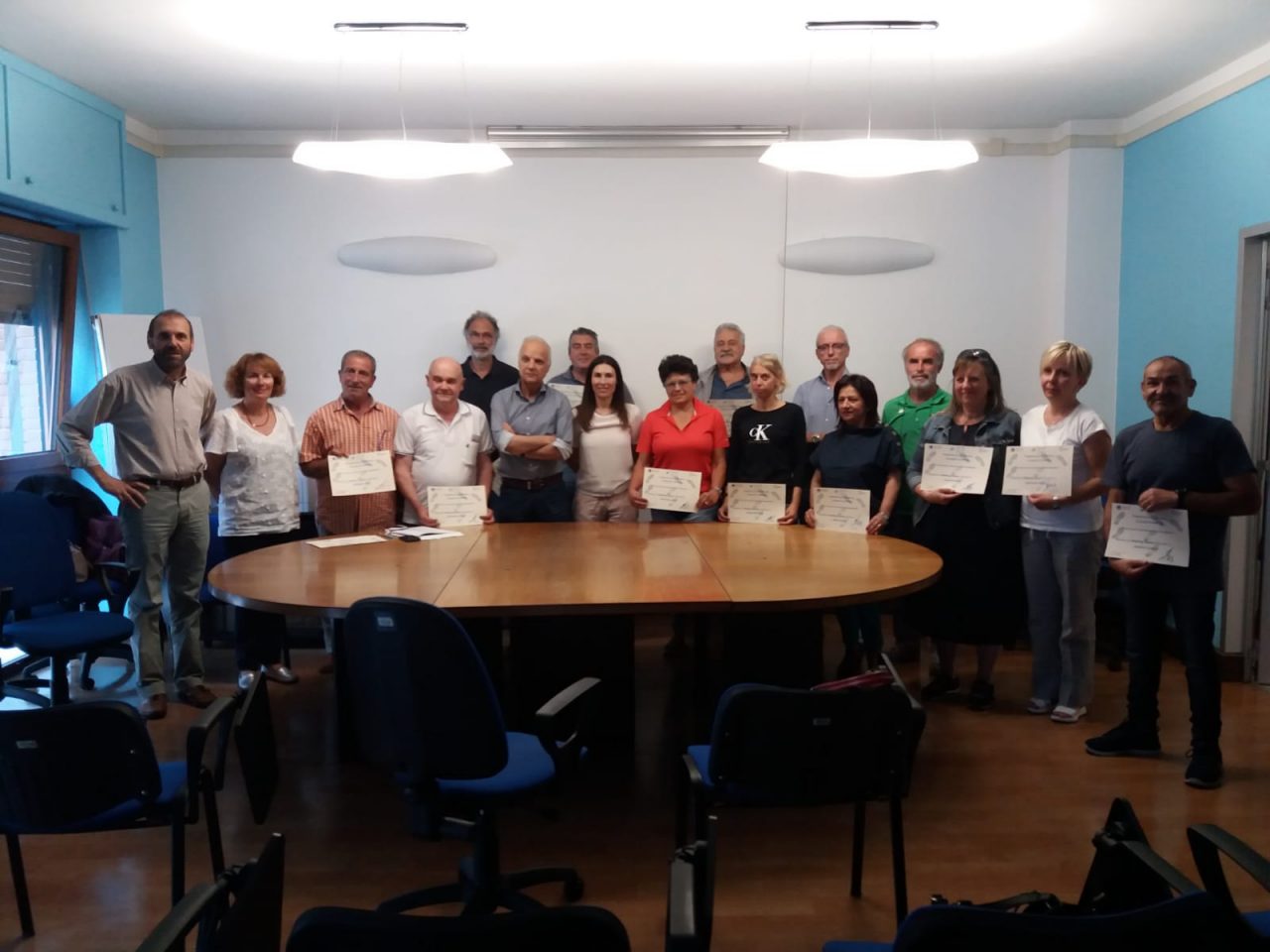 ASL To-4: incontro di consegna degli attestati per i Walking Leader