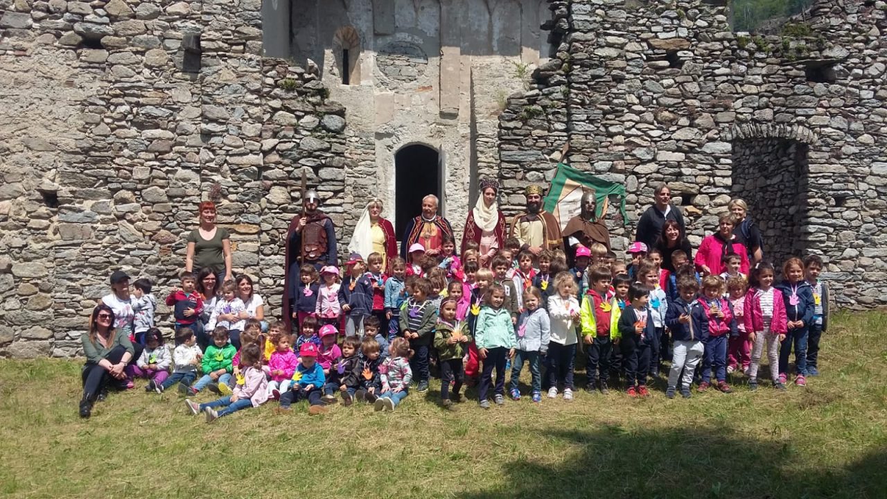 Gemellaggio alla Rocca di Re Arduino tra i bimbi dell’asilo