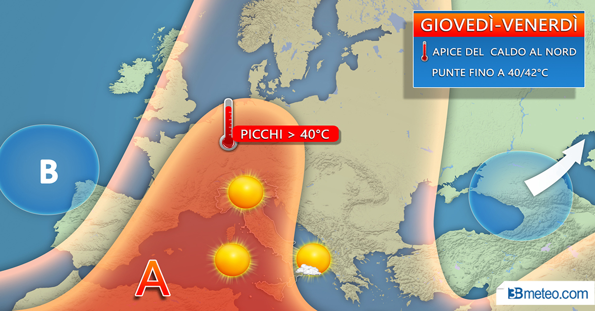 Ondata di caldo storica in Piemonte MASSIMA ALLERTA