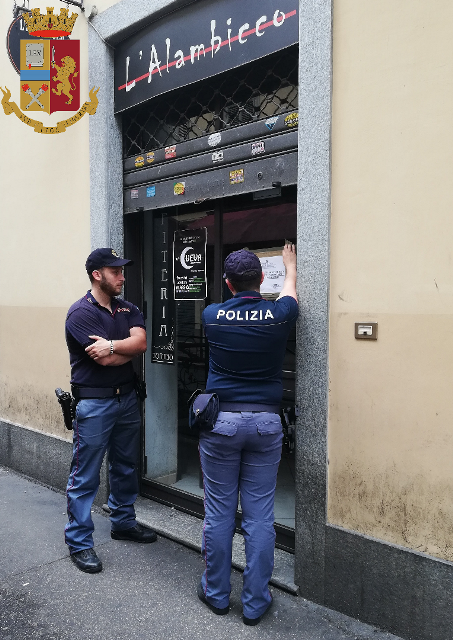 Scoperta droga all’interno di un bar: chiuso per 10 giorni