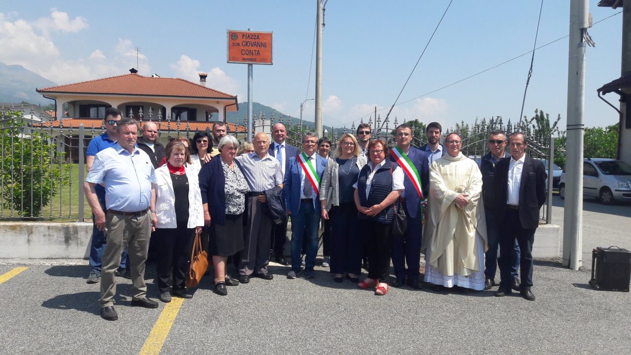 Una piazza a Spineto dedicata a Don Giovanni Conta