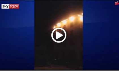 Incendio nell'albergo che ospitò Gabriele D'Annunzio: IL VIDEO