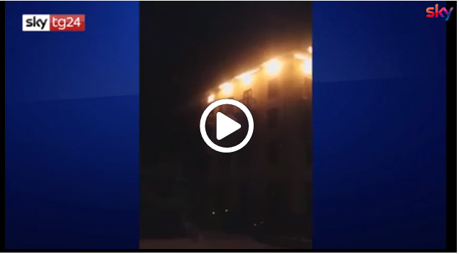 Incendio nell’albergo che ospitò Gabriele D’Annunzio: IL VIDEO