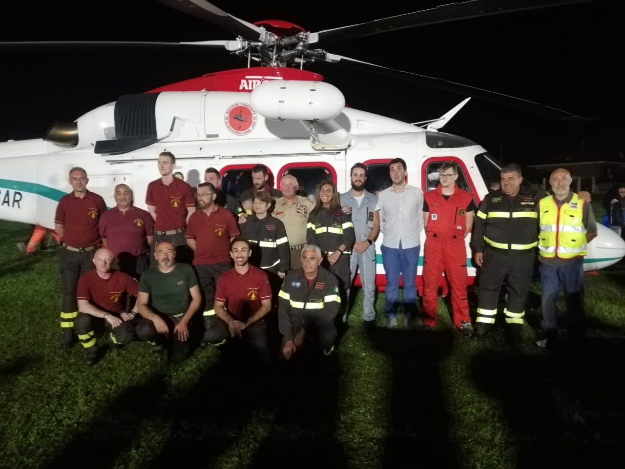 San Maurizio: atterra l’elisoccorso, inaugurata la pista (IL VIDEO)