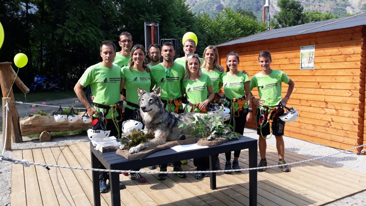 Le vie del Lupo l’inaugurazione del nuovo parco avventura a Locana