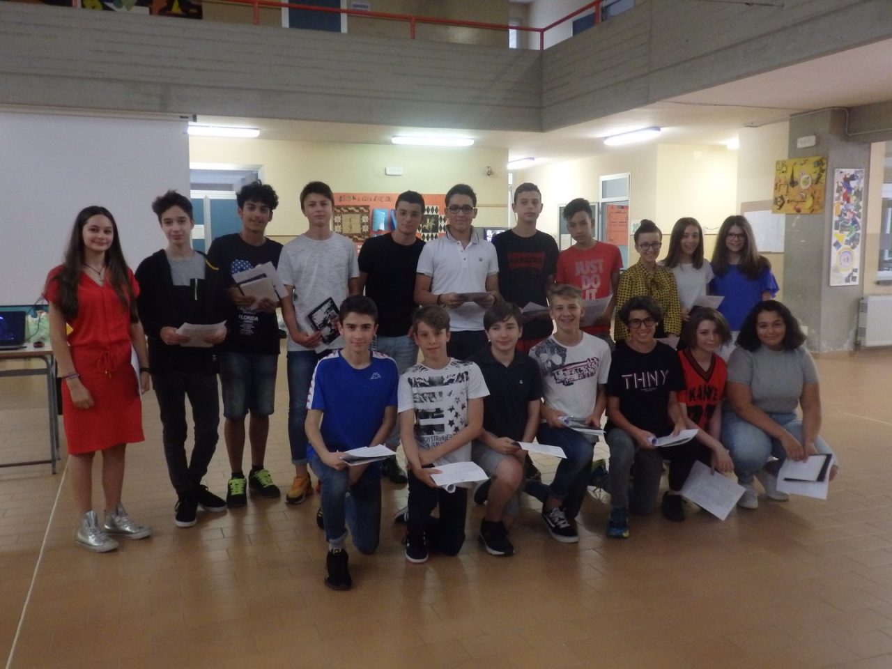 Festa di fine anno per le classi terze della scuola media di Forno Canavese