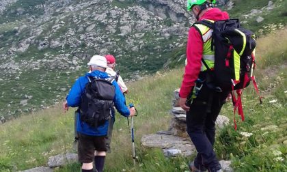 Escursionista precipita in un dirupo a Quincinetto, salvato dal Soccorso Alpino | VIDEO