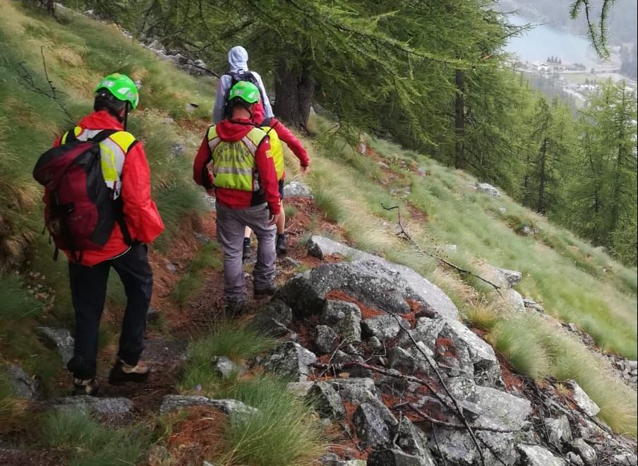 Ceresole Reale: animatrice e giovani escursionisti salvati dal Soccorso Alpino