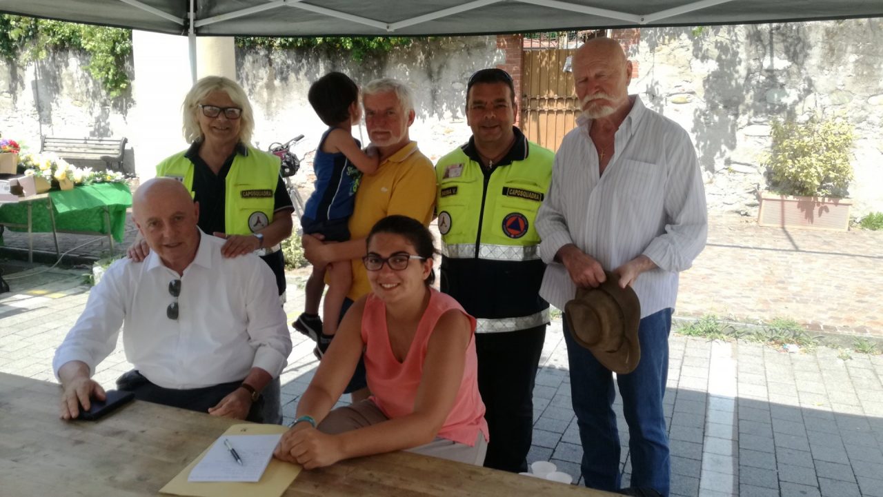Gazebo in piazza il “nuovo ufficio” del sindaco di Rivara per incontrare i cittadini