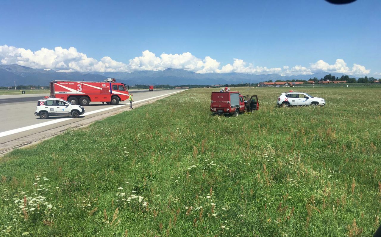Piper perde carburante, nuovo atterraggio di emergenza a Caselle