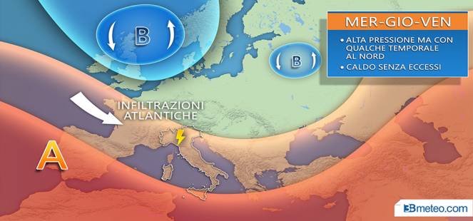 Meteo in Piemonte: tempo stabile ma da giovedì nuovi rovesci