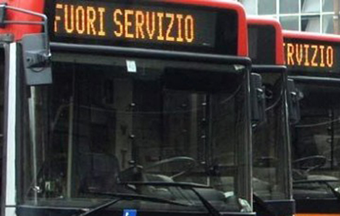 Oggi, sciopero dei mezzi pubblici