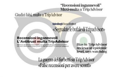 100mila euro di multa a Tripadvisor, Federalberghi: “Stop alle recensioni anonime”