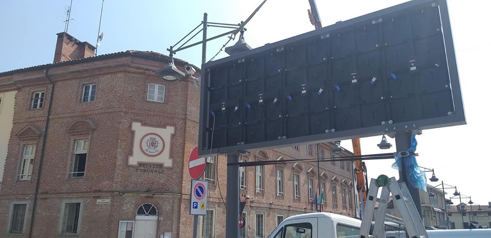 San Benigno Canavese: in arrivo un maxi-schermo informativo