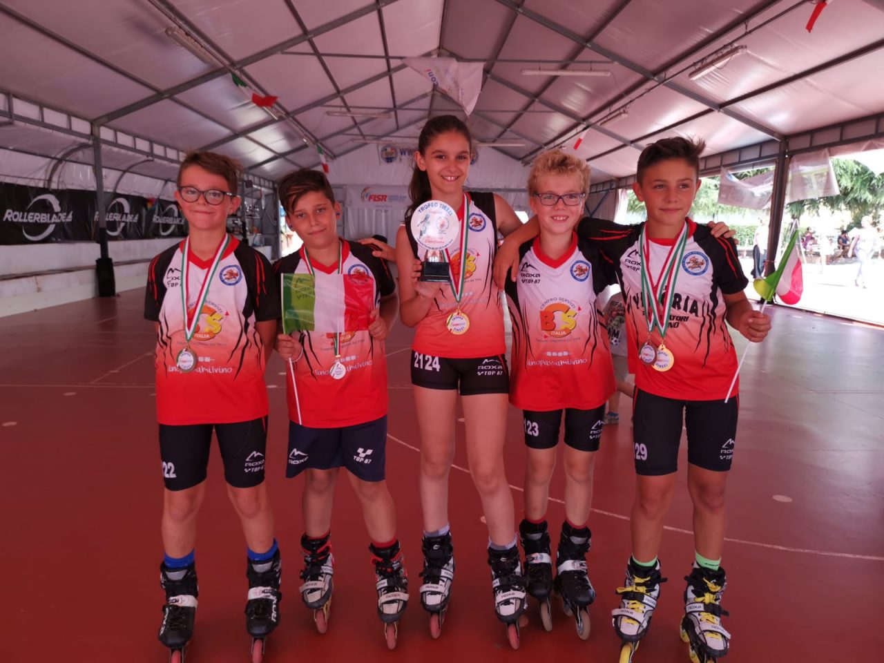 I ragazzi canavesani del pattinaggio in evidenza a Lamezia Terme