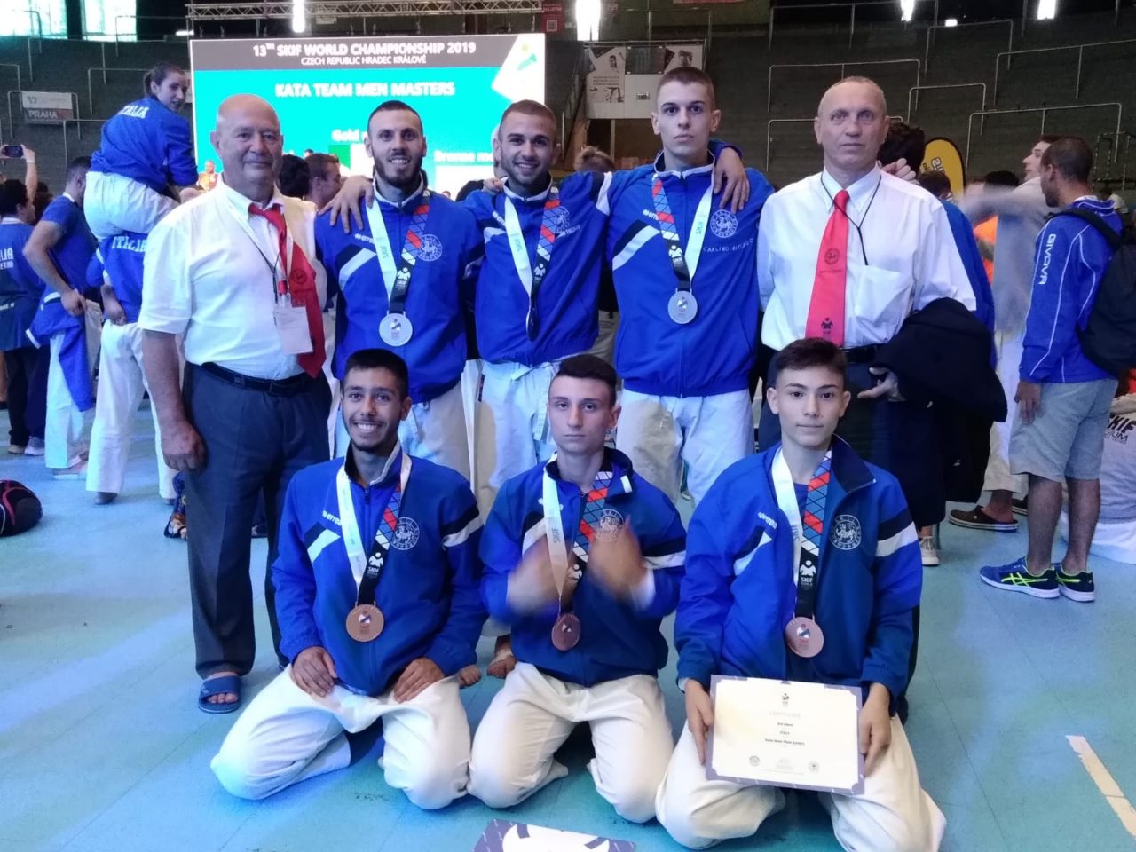 Karate, pioggia di medaglie al Mondiale per agli atleti del Rem Bu Kan