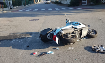 Incidente a Quassolo, coinvolto uno scooter | FOTO
