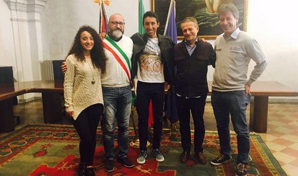 Cittadinanza onoraria di Cuorgnè e San Colombano Belmonte a Egan Bernal