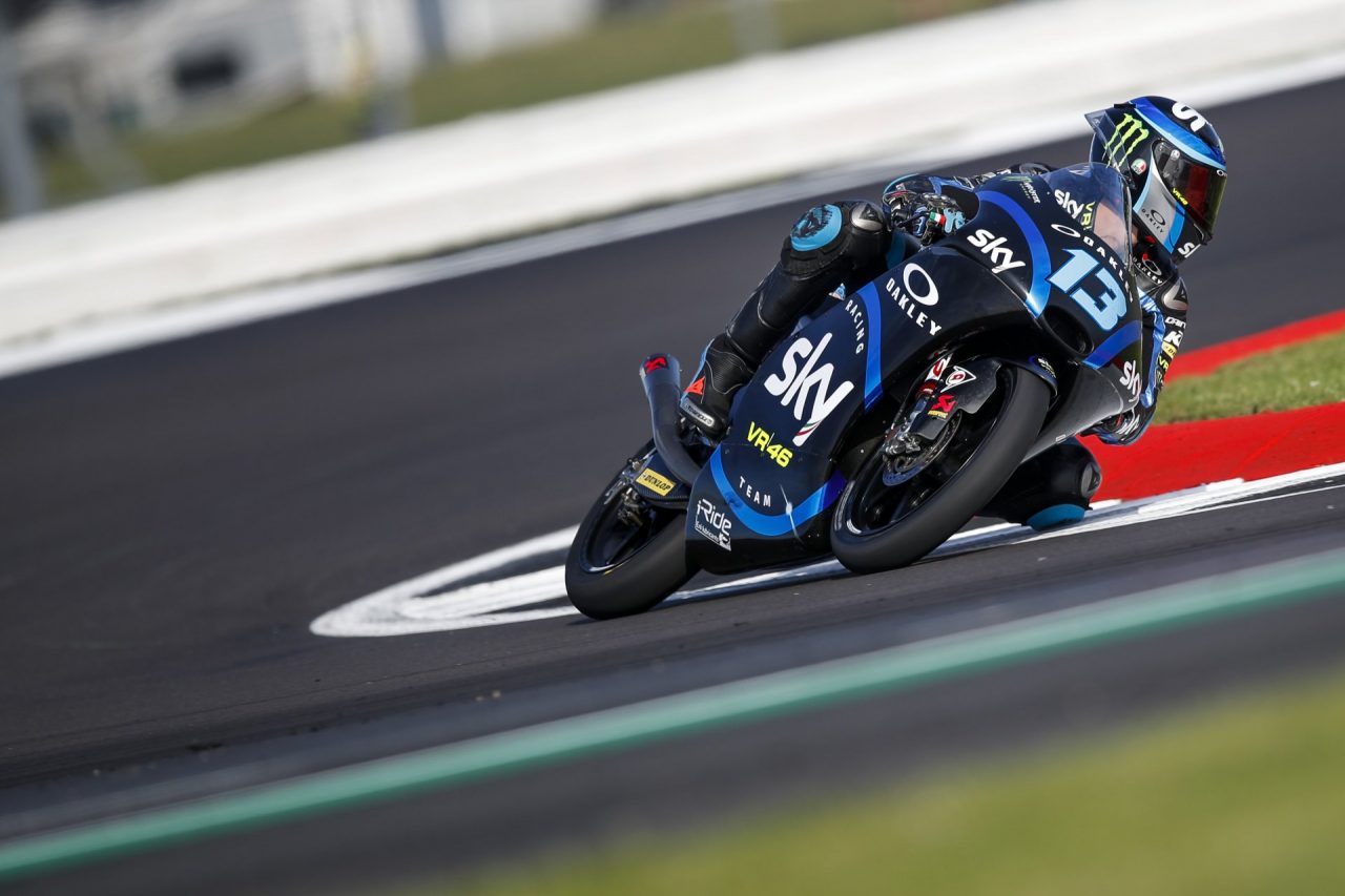 Moto3: Terza fila per il canavesano Celestino Vietti Ramus a Silverstone