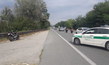 Moto contro  bicicletta incidente a Rivarolo