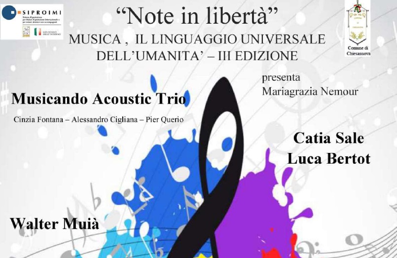 Domenica 29 settembre Note in Libertà torna a Chiesanuova