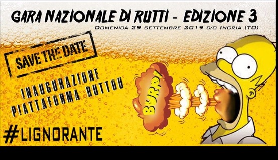 Piattaforma Ruttou, con la gara di rutti la Lega “sfida” il M5S alla sagra della Polenta di Ingria