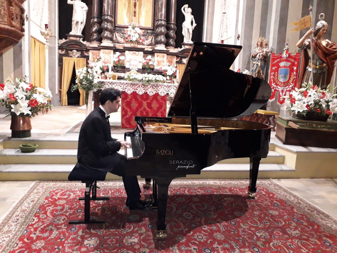 Il Concerto al buio di Fabrizio Sandretto strappa applausi