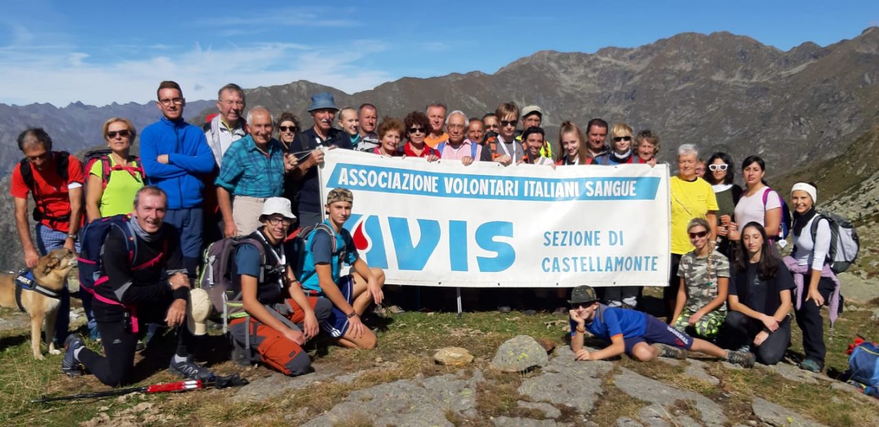 Un grande successo la gita “In montagna con l’Avis di Castellamonte”
